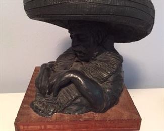CLAY SCULPTURE BY WILLIAM H CONDIT1961 $600