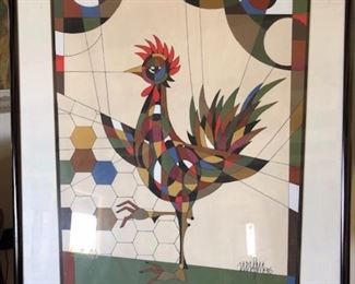 THE CHICKEN BY JEAN NERFIN-Santa Barbara artist 