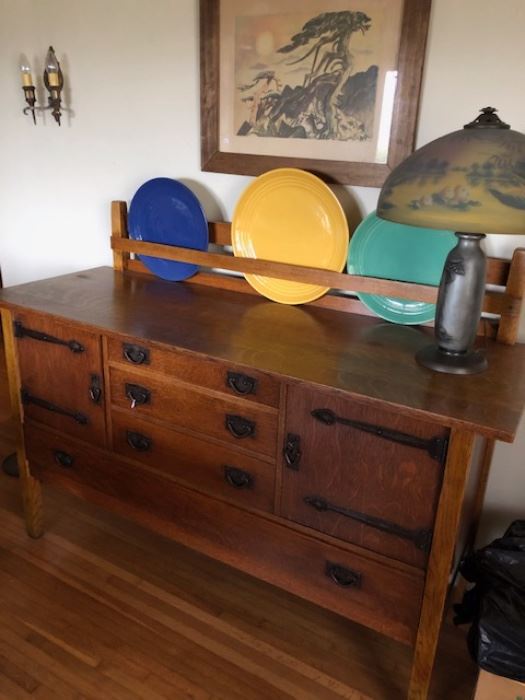 L&JG STICKLEY SIDEBOARD c1910     $4000