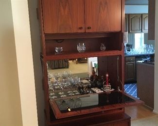 Mid Century Modern Bar Cabinet by Maurice Villency