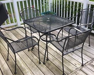 Wrought Iron Patio Set