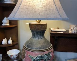 vintage dragon lamp