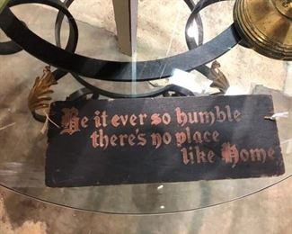 vintage hand painted sign