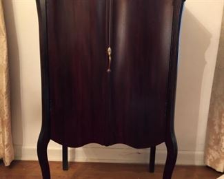 restored antique music cabinet