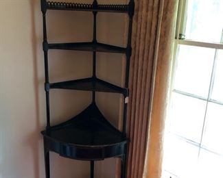 antique coner unit with drawer