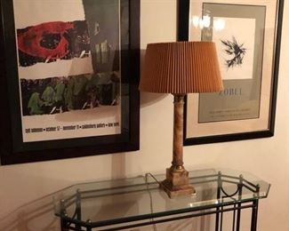 vintage framed art posters