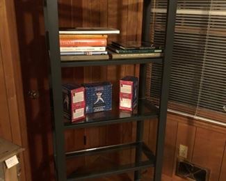 Modern glass bookshelf