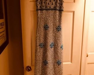 vintage 1960's evening dress