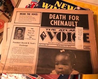 vintage the voice news paper