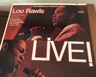 Vintage Vinyl Records Lour Rawls. There are a few hundred records