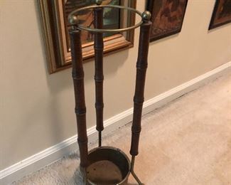 Faux Bamboo Umbrella Stand