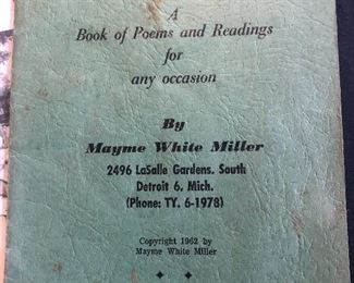 Mayme White Miller Poetry