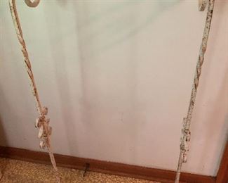 Antique window bar. Great for a blanket holder, clothes valet, towels by the pool, and so many other reuses.