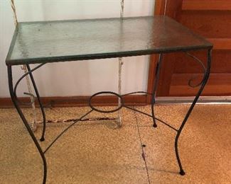 iron patio table
