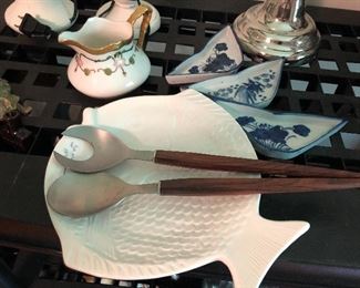 mid century serving pieces