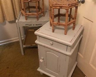 We have a good amount of small table and cabinets