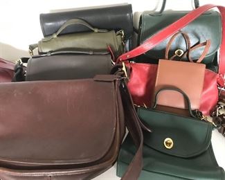 Leather Coach Purses