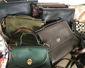 Fabulous Collection of Hand Bags - Coach, Dooney & Burke, Etienne Aigner and More!