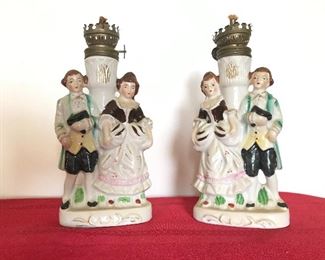 Antique Porcelain Lamp Bases