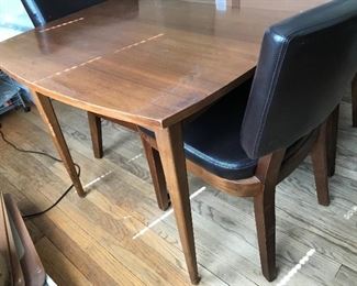 Dining Table with Built in Leaves