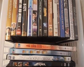  lots of DVDs