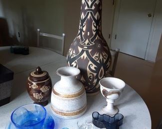 Art pottery, Iittalia glass, Kosta boda