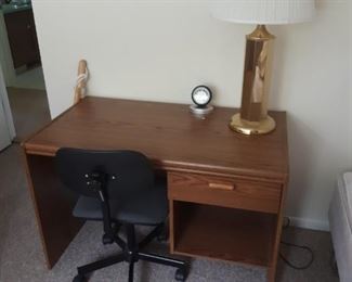 Desk and chair