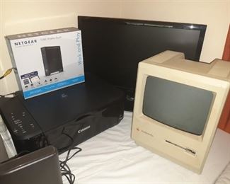 Printers, DVD player, old compact computer, Heathkit and other electronics