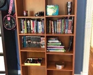 Books and bookshelf 