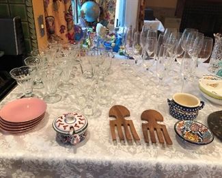 Polish pottery and dishes