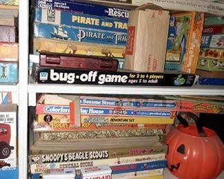Vintage games and puzzles