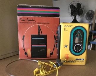 Sony Sports Walkman - Pierre Cardin Radio with Headphones
