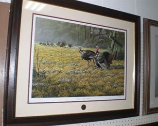 National Wild Turkey Federation "Golden Opportunity" by W. Goebel #1373/2300