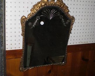 cut glass mirror