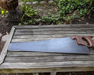 George Worthington number 24 handsaw