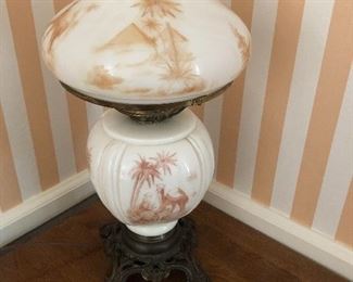 Vintage porcelain lamp