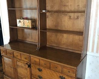 Dresser with hutch and cabinet with hutch - excellent condition