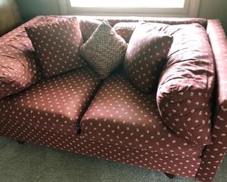 love seat with deep seat