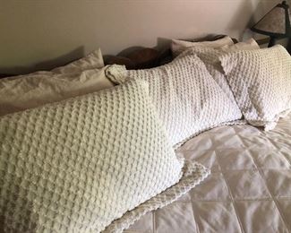 King headboard, Beautyrest - Vanderbilt mattress and duvet set with shams