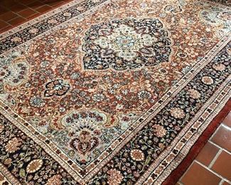 4 x 6 area wool rug - hand-made