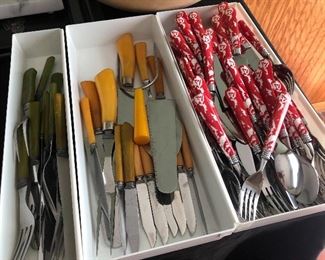 Mid-Century and currently flatware sets