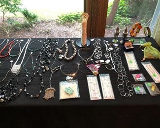 Jewelry:  sterling, gold and costume