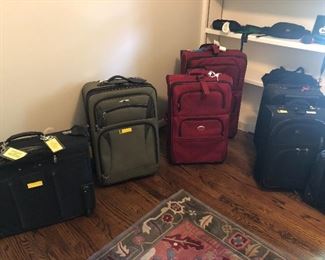 LUGGAGE:  ROLLING BAGS, SUIT BAG AND MORE