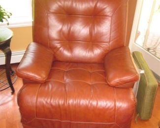 The Place Leather Living Room Suite Recliners