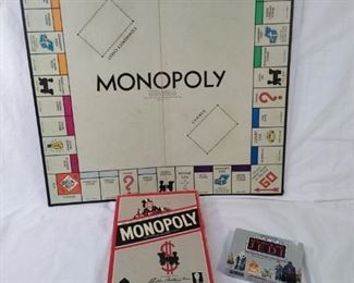 Vintage monopoly and Star Wars games