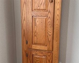 Amish Oak Wood Side Cabinet
