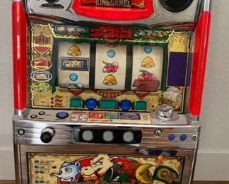 Vintage King Camel Slot Machine w/ Token Coins