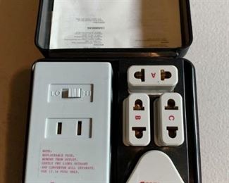 Travel Club-Rival Dual Converter Adapter travel plug kit