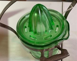 Vintage Jeanette Glass Company Hexoptic Reamer Bucket-Depression Glass