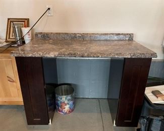 Laminate Counter top and cabinet